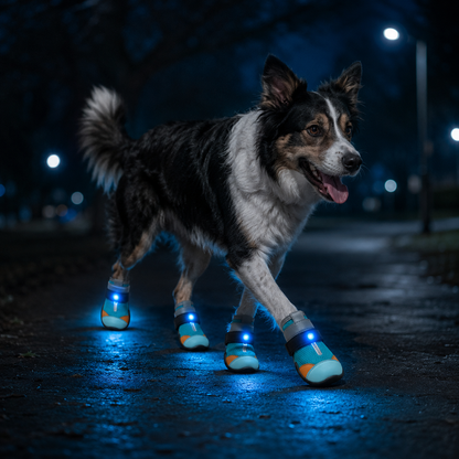 Zapatillas LED para Perros: Visibilidad y Protección