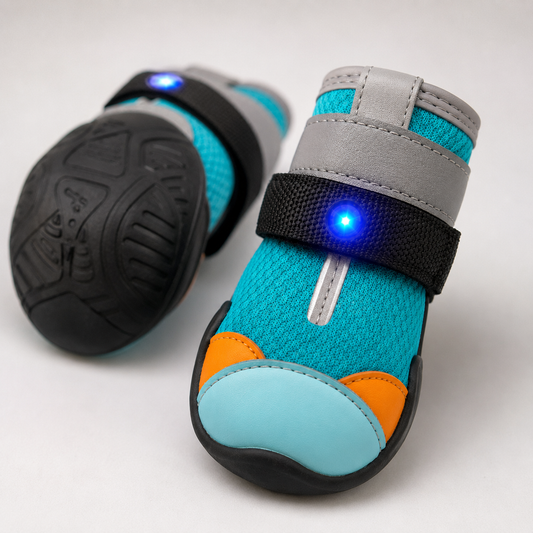 Zapatillas LED para Perros: Visibilidad y Protección